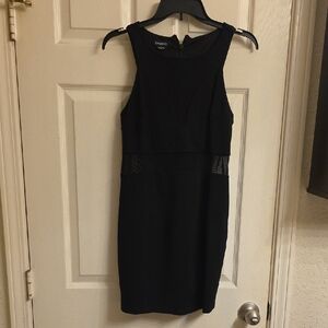 bebe Elegant Black Mini Dress